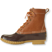 Женские ботинки лягушки из мятой кожи с подкладкой из овчины Women's Tumbled-Leather L.L.Bean Boots, 8 Shearling-Lined-4