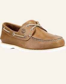 Мокасины топсайдеры мужские цвет кокос Men's Timberland Men's Classic 2-Eye Boat Shoes-1