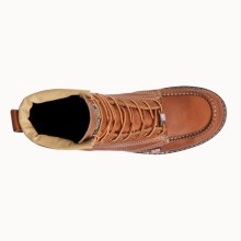Мужские ботинки Carolina Men's Brown Moc Toe Wedge Boots CA7002 сверху