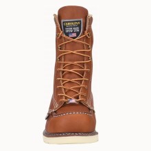 Мужские ботинки Carolina Men's Brown Moc Toe Wedge Boots CA7002 спереди