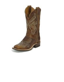 Женские ковбойские сапоги Justin Women's Golden Tan Bent Rail Boots
