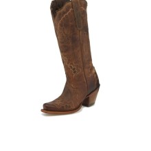 Женские ковбойские сапоги Tony Lama Women’s Saigets Worn Goat Black Label Western Boots - 1