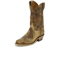 Мужские ковбойские сапоги Justin Men's Cracked Brown Bent Rail Boots