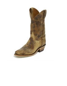 Мужские ковбойские сапоги Justin Men's Cracked Brown Bent Rail Boots