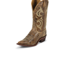 женские-ковбойские-сапоги-justin-womens-brown-bent-rail-boots-usa-made-1